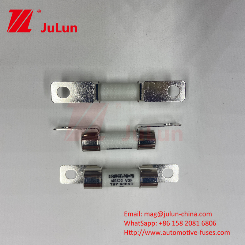 Quartz Sand Out Pipe 10A - 100A Bolted Electric Fuse For Charger 30A 50A 750VDC EV Fuse Hey Có phù hợp F