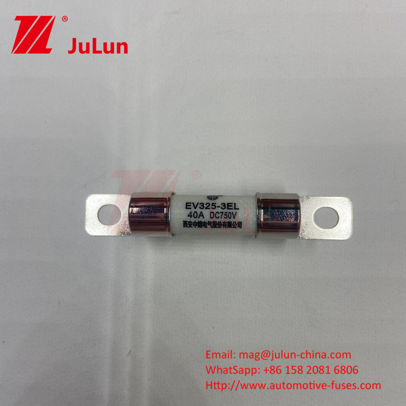 Bảo vệ EV xe điện Fuse chuyển đổi công suất 15A 30A 25A 750VDC 10x38 EV FUSE