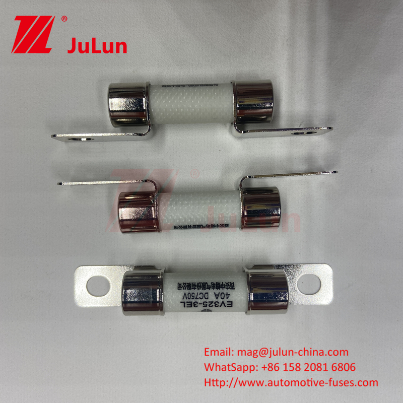 Ô tô 25A 15A 30A 750VDC EV FUSE Bolt Type Ceramic Car Fuses Bảo vệ điện