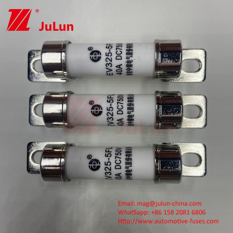 Bộ sạc pin ô tô cho xe điện Chuyển đổi điện năng được chứng nhận ISO 15A 30A 25A 750VDC 14x51 50A EV FUSE