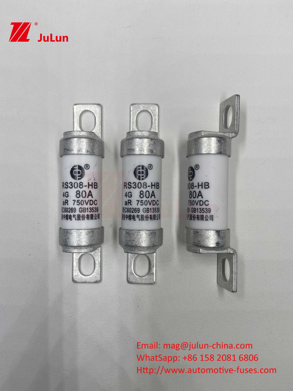 Fuse xe điện EV cho DC750V FUSE DC750V 10A 15A 20A 25A 30A Cho ứng dụng ô tô RS308