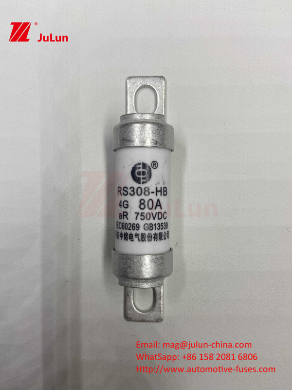 Chất bảo hiểm xe điện cho hệ thống kéo lưu trữ năng lượng Và Olted 750VDC 25A 30A 40A 50A cho RS308 HB EV