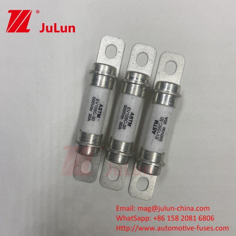 Fuse Energy Storage System 500VDC High Break Bolt Connection Fast Fuse 15A 30A 50A Hệ thống chuyển đổi năng lượng xe điện
