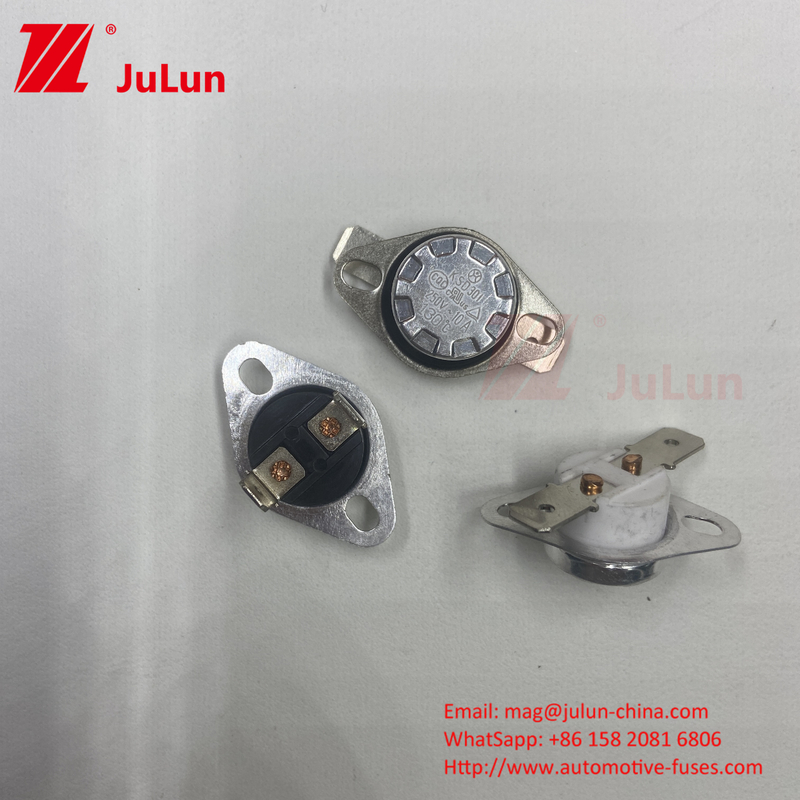 Loại đĩa KSD301 Bimetal Thermostat Cơ thể nhựa / gốm tùy chọn