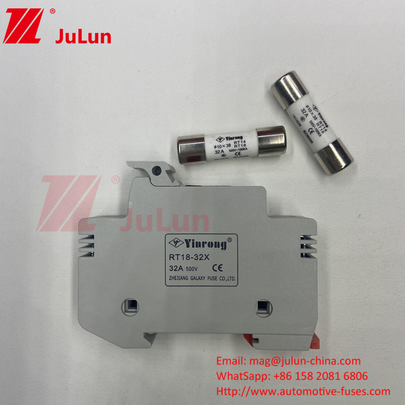 PV-30 CE TUV 10*38mm Dc 6A,8A,10A,12A,15A,20A,25A,32A PV mặt trời Dc 1000V Fuse With Fuse For Solar PV Module Protection