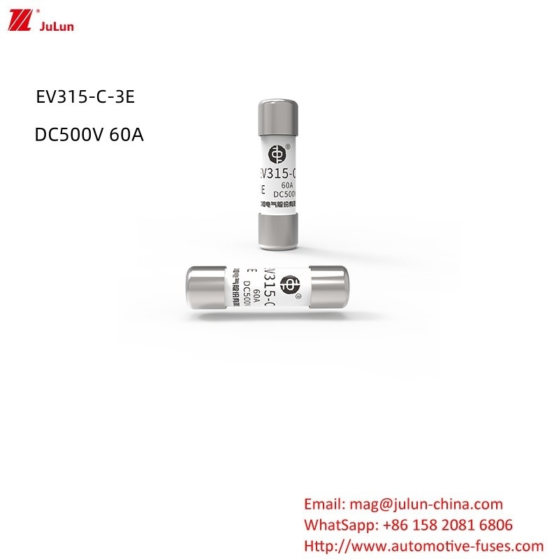 Năng lượng mới Chất bảo hiểm gốm áp suất cao trung bình/ EV315-C-3E DC500V 10A,15A,20A,30A,40A,50A.60A