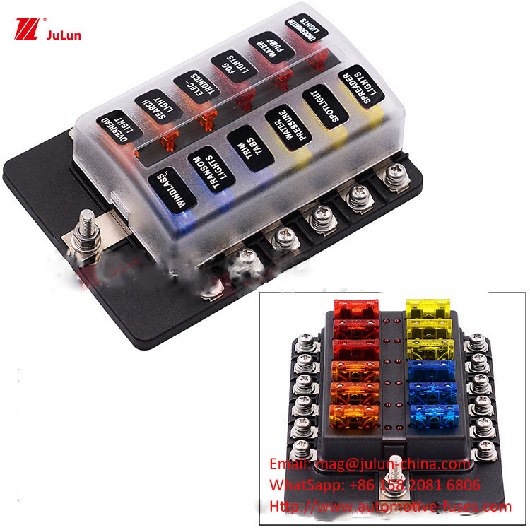 Eu tiêu chuẩn Bolts And Bolt Fuses Phụ tùng phụ tùng ô tô 30A-500A Fuse Holder ANS Premium Fuse Holder -55.C-125.C với Bo