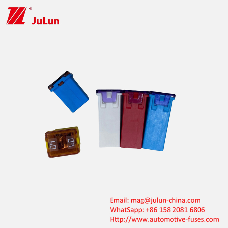 Máy bảo hiểm ô tô hình vuông nhỏ 32V 58V EV Trung bình Xe điện Máy bảo hiểm xe ô tô Blade Terminal Với điện áp định lượng 58V DC
