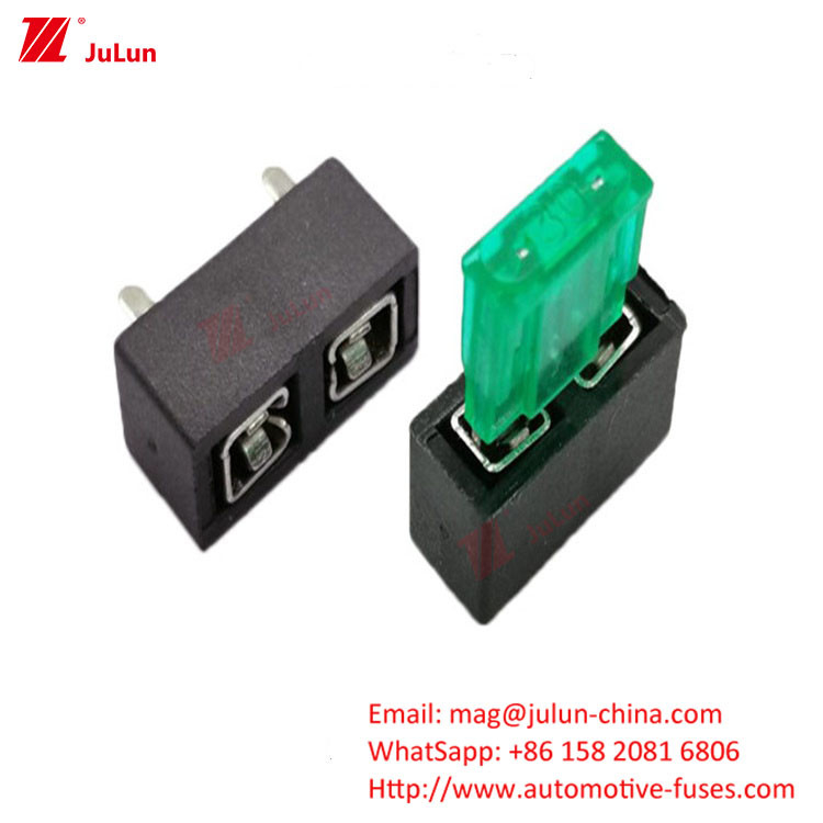 Bộ ngắt mạch EU UL nhỏ gọn cho ô tô ANM Fork Peg Type Dual Car Fuse Holder One In Double Out Large Fu