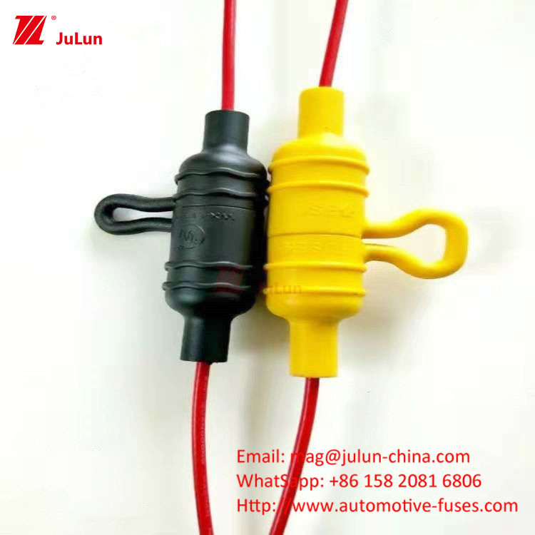 30A-500A Bolt Fuse Holder với một / hai cột cho ANS / MIDI Máy cắt mạch ô tô nhỏ tốt