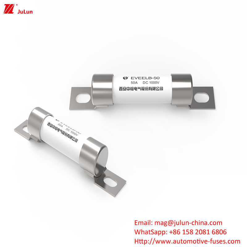 EVEELB 1000V 10A-50A ống tròn cuộn loại bộ an toàn ô tô