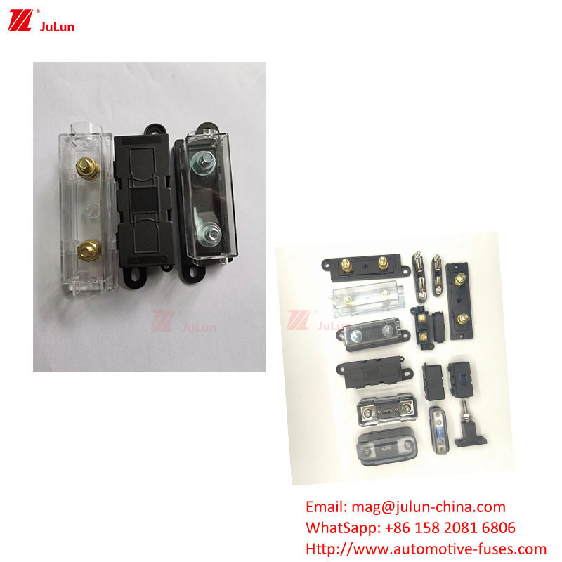 Nhựa / Nylon nhà ô tô Fuse Holder đáp ứng tiêu chuẩn EU UL với 30A-500A giữ hiện tại