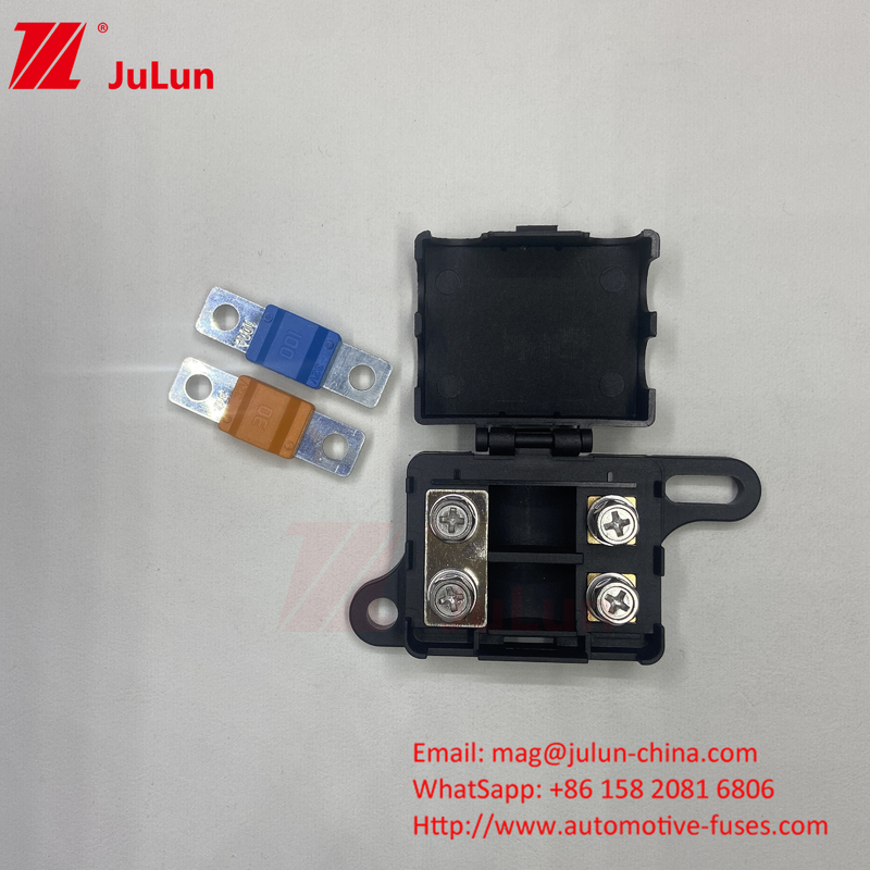 M5 Lượng điện áp thấp Fuse Holder Stainless Steel Kháng nhiệt độ silicone chống bụi
