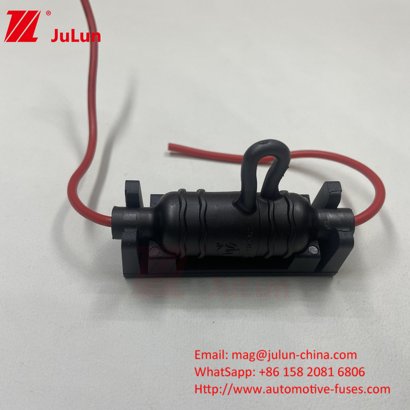 Kháng bụi điện áp thấp ô tô Fuse Holder Đỏ Đen silicone PPS 10A 250V