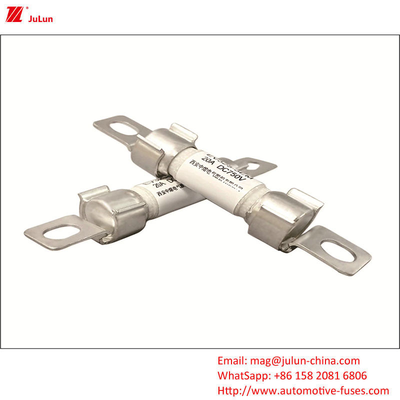 750V DC 10A-50A Bolt Screw Type Fuse cho xe điện