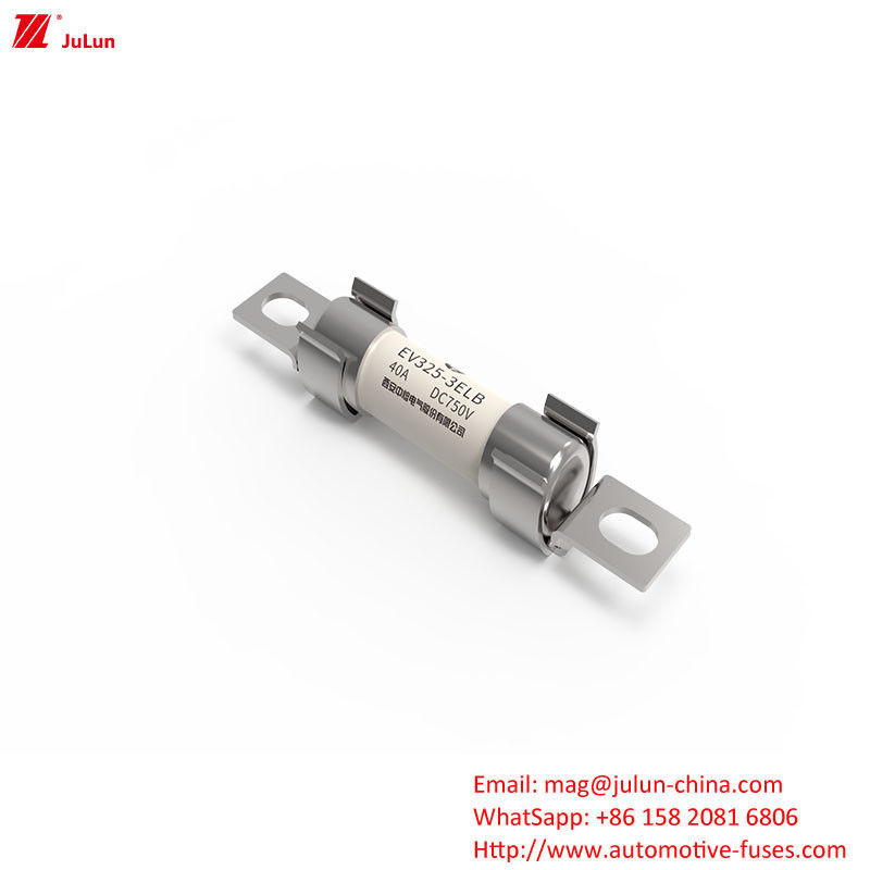 Bolt Screw Silver Coated Fuse Điện áp định số DC750V 40A Đặc điểm hợp nhất trung bình