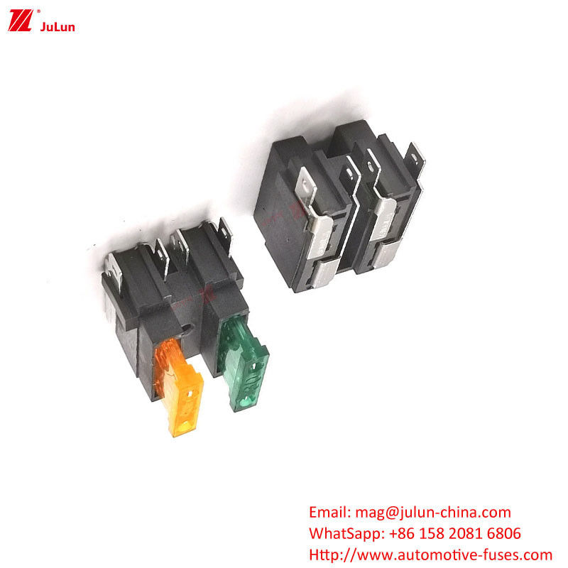 Vòng tròn ô tô Bolt Fuse Holder Mooring Breaker 30A-500A Vàng liên lạc vật liệu nhà nylon