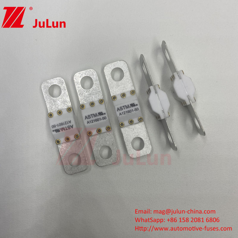 ASTM A121601-80A 125VDC EV Sạc nhanh / Xe điện Sạc nhanh Trung bình Fusing Bolt Screw Terminal Fuse