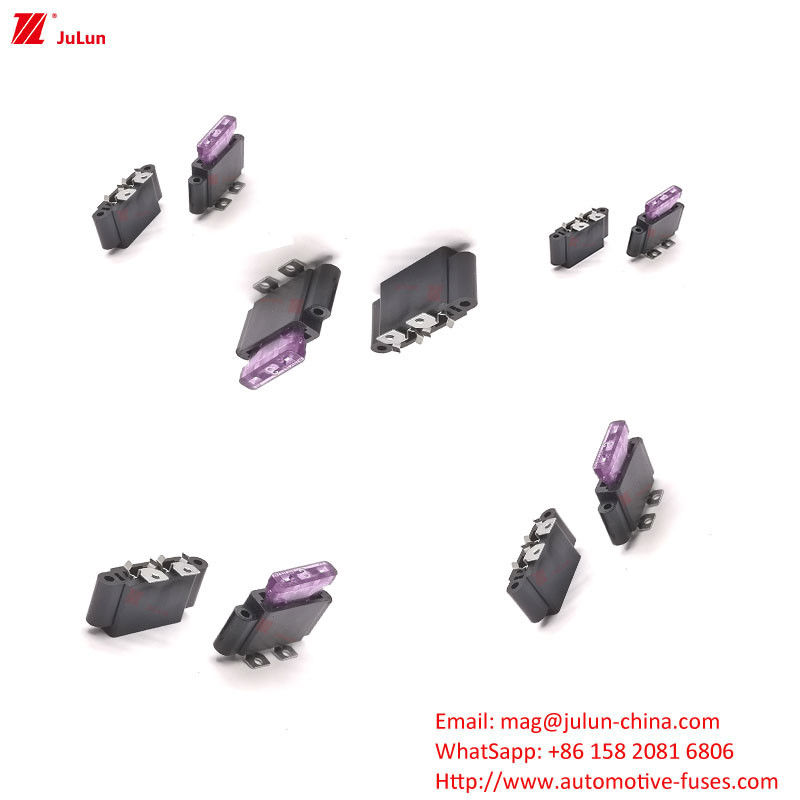 Máy bảo vệ bộ an toàn ô tô 32V 100A Đồng liên lạc một cực Máy giữ bộ an toàn ô tô nhỏ In Line