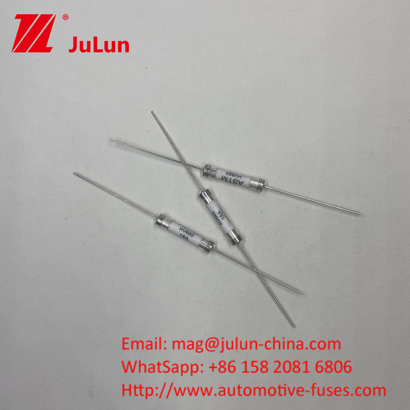 HV660 20A 500VDC bộ an toàn tự động bằng gốm với gắn chì trục cho dung lượng phá vỡ 30KA