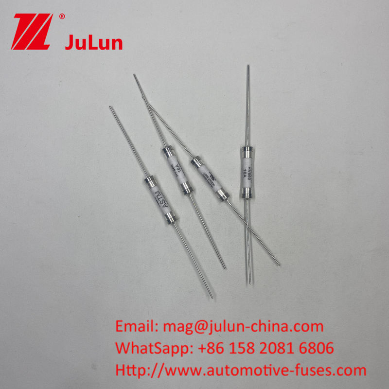 20A 500VCD 6*30mm HV660 ASTM PCB lỗ / kẹp cài đặt 500VDC Ceramic Fuse