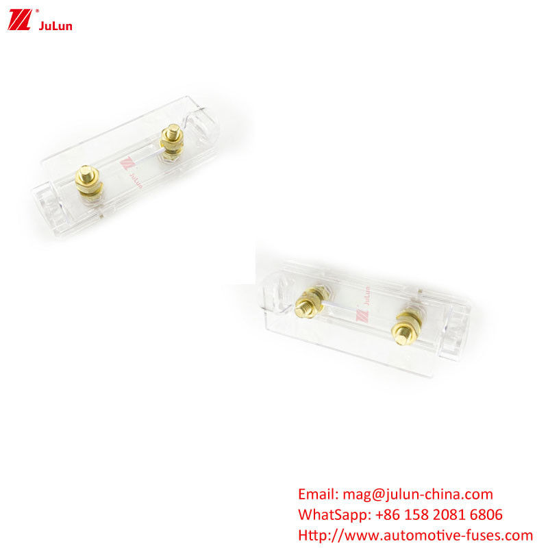 Máy ô tô bảo vệ mạch bảo mật Fuse Holder đồng liên lạc trong 0V-48V Fuse loại