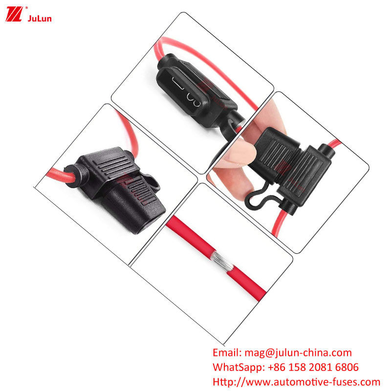Polyethylene trung bình Fuse Voltage ô tô Blade Fuse Holder 30 amp