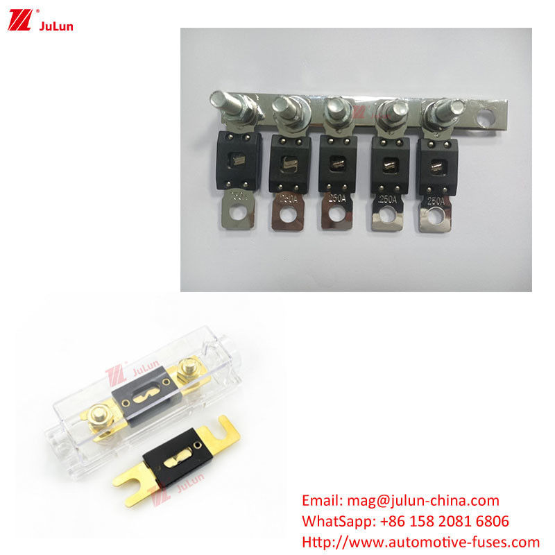 EU UL tiêu chuẩn Bipolar circuit breaker nhựa/Nylon Shell Fuse Holder cho xe hơi năng lượng mới / xe buýt / tàu bảo vệ mạch điện tử