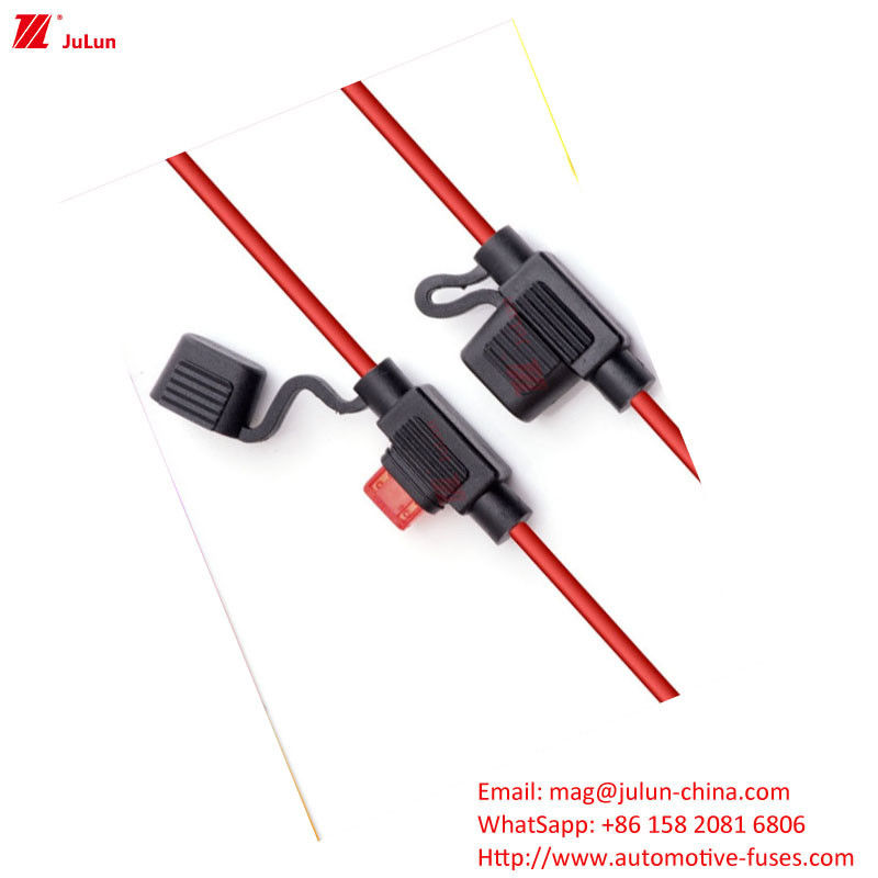 Inline Chip Fuse/Bracket/Circuit Protection Máy giữ bộ an toàn chống nước được sử dụng rộng rãi để bảo vệ mạch trong tất cả các loại xe sử dụng vật liệu tiếp xúc đồng bền