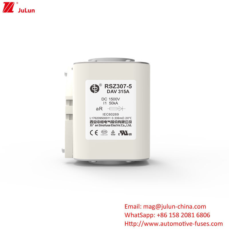 RSZ307-5-DAV 315A Ev Charger Adapter tương thích với 450A-1800A 1500VDC Energy Fuse