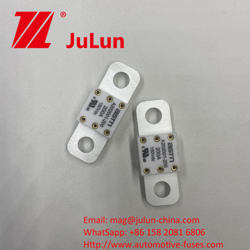 A202001-500A 125VDC Ứng dụng cài đặt không cần nỗ lực của ASTM Bộ an toàn ô tô gốm Voltage 150VDC Cho cài đặt M8