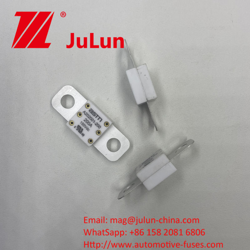 A202001-350A 150VDC ASTM Ceramic Automotive Fuses cho bộ sạc xe và hệ thống sạc xe
