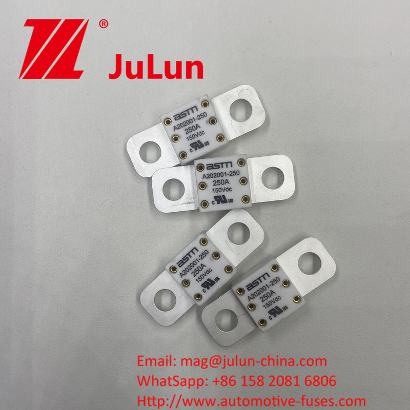 Bộ bảo hiểm ASTM gốm ô tô cho hệ thống kéo xe điện Đặc điểm điện A202001 100A 150VDC