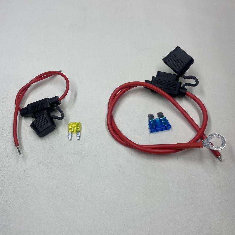 UL chống nước Inline Blade Fuse Box tiêu chuẩn / Plug trung bình trong Car Fuse Holder với 22awg 20awg 18awg 16awg 14awg 12awg 10awg