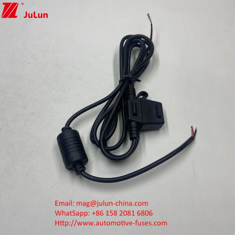 bảo hiểm 50A maxi dòng điện hạng đỏ 10AWG dây 280mm tổng chiều dài inline giữ bảo hiểm