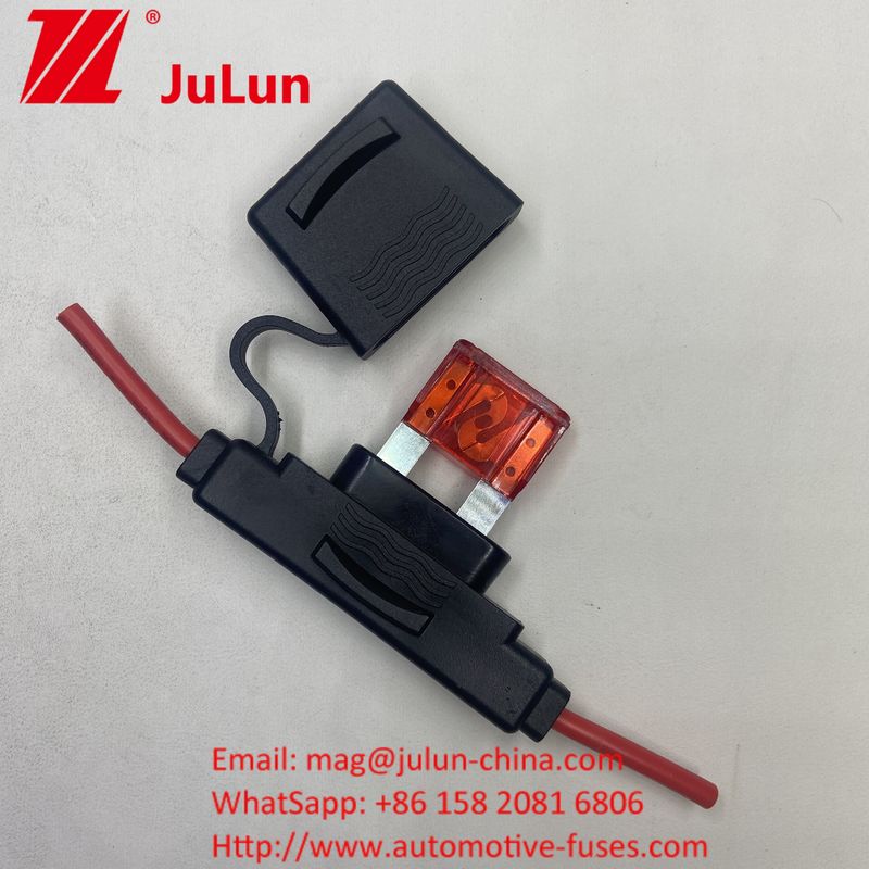 Máy bảo vệ an toàn, các khối an toàn và phụ kiện Nhà máy 8AWG MAXI Blade Fuse Holder Inline Waterproof Fuse Holder
