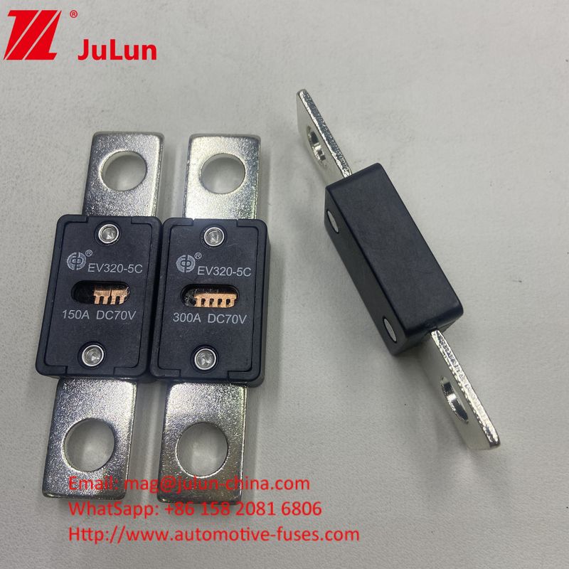 EV320-5C 500A 70VDC SINOFUSE GB/T31465.5-2015 Chất bảo hiểm bộ sạc xe điện di động được chứng nhận với Chất bảo vệ DC cho EV HEV