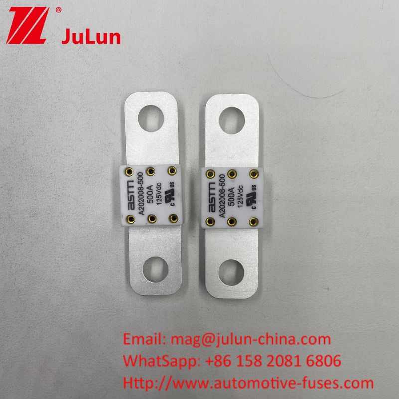 Khả năng phá vỡ cao 350A 125Vdc EV Fuse Kích thước nhỏ Bảo vệ mạch ngắn dòng cao