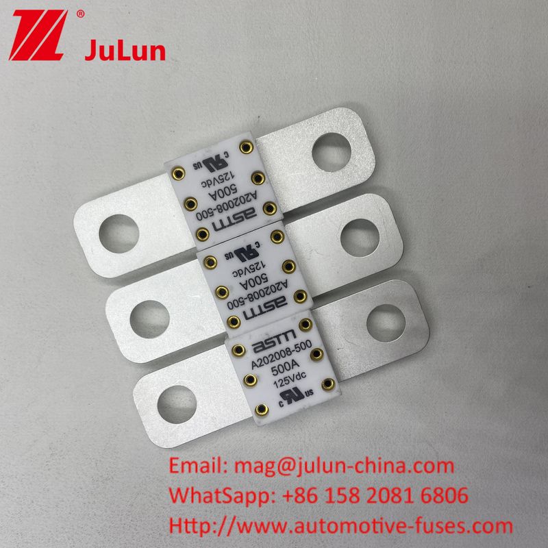 Xe điện EV Màu trắng 350 Amp Ceramic Fuse 125VDC