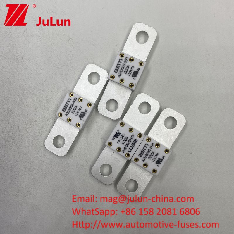 300A 125VDC Ceramic Fuse Khả năng phá vỡ cao dưới 125Vdc