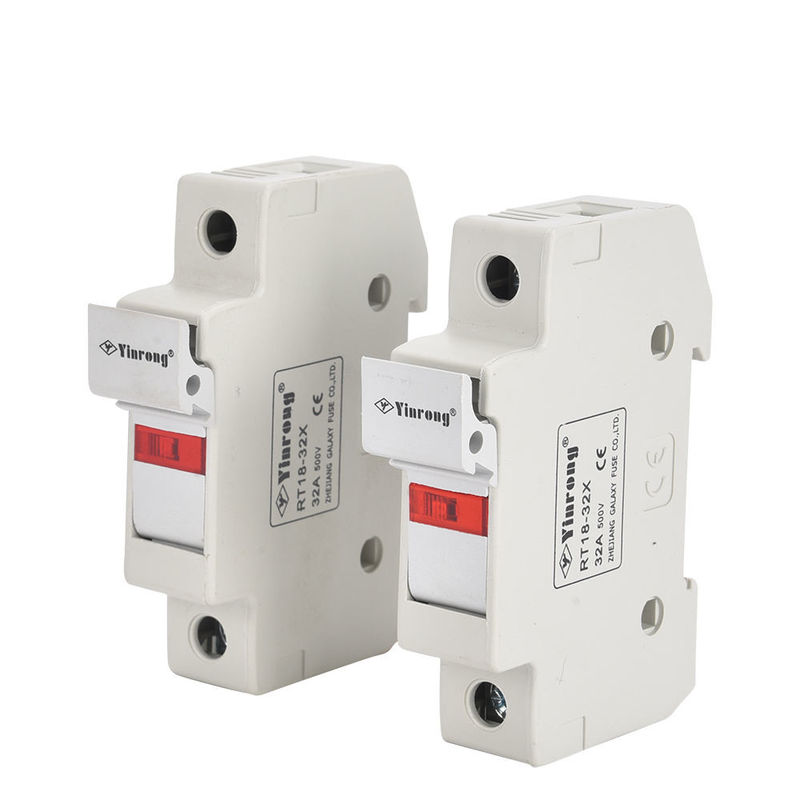 32a Fuse Body Cylindrical Fuse Holder AC 500V Match 10*38 RT18-32 (X) Fuse Series Low Voltage Direct Deal