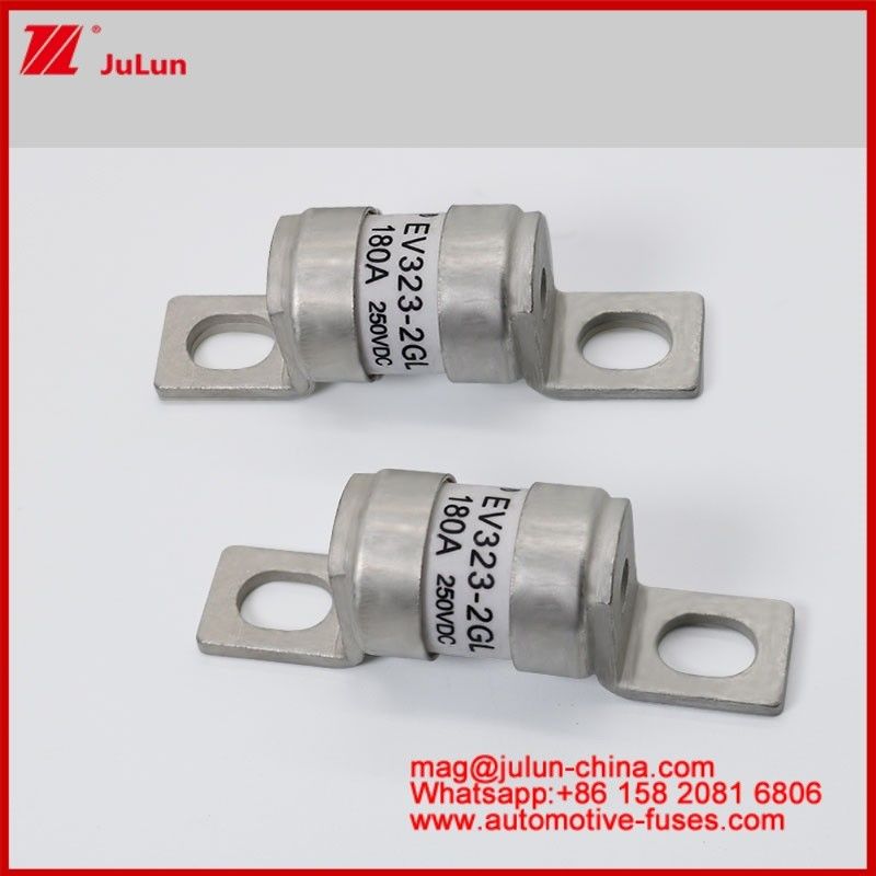 EV322-2GL 180A 250VDC Bolt kết nối cấu trúc Ceramic Tubular Fuse cho xe điện M6 M8 Sửa chữa Cỡ nhỏ Khả năng phá vỡ cao