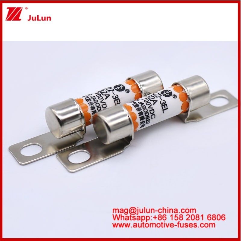 EV322 3EL 32A DC700V Tubular Ceramic Fuse Compact Size High Rated Current Short Circuit Protection Bảo vệ mạch ngắn
Khả năng phá vỡ cao ở 100Vdc/125Vdc