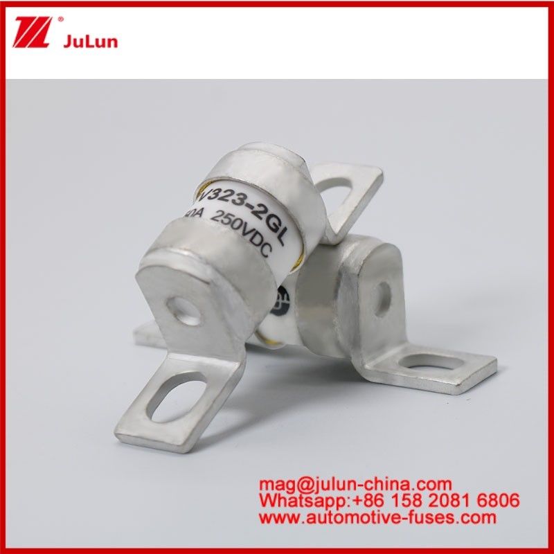 EV323-2GL 50A DC250VDC Tubular Ceramic Fuse Current Bolted Structure Resistant To Vibration Mechanical Shock EV hoặc HEV Compact Size Xe điện hạng cao