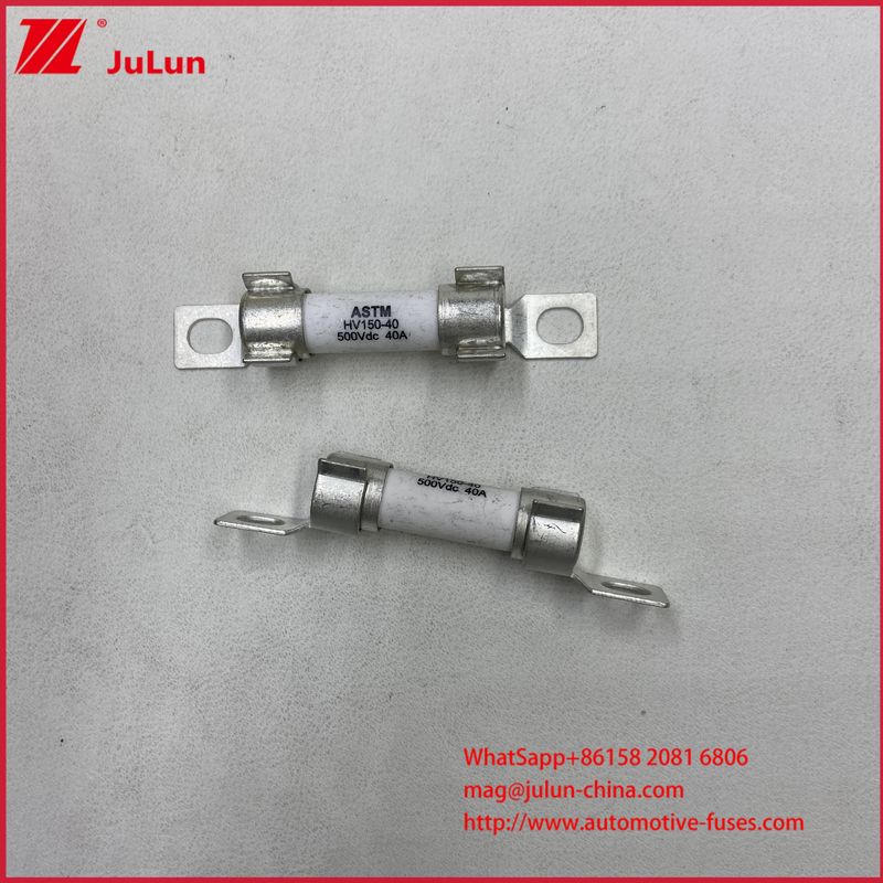 ASTM 15A 30A DC500V Bảo vệ bộ an toàn xe điện hiện tại cho HEV trong Bolt Ceramic