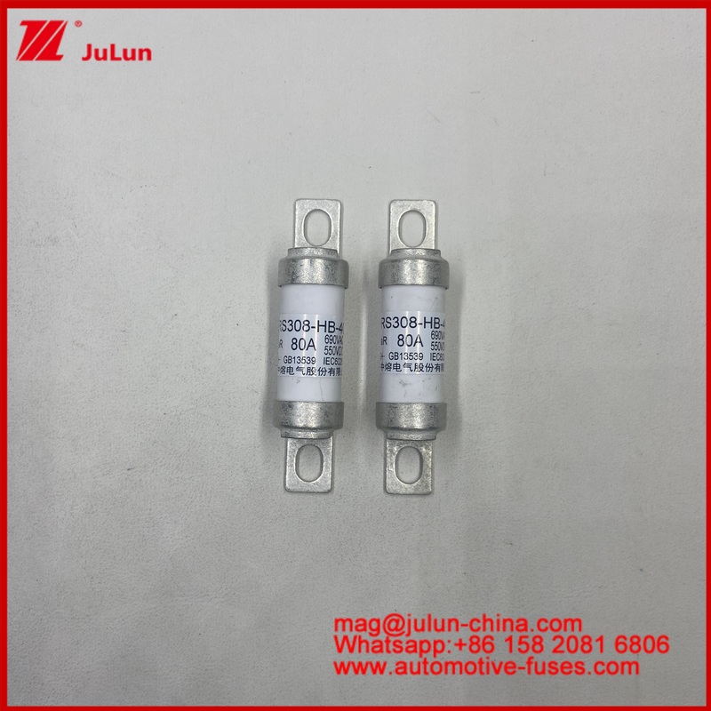 Pin, Động cơ RS308-HB 16A 550VDC Lưu trữ năng lượng Bộ an toàn ô tô gốm với điện áp định số AC690V/DC550V Và Phương pháp lắp đặt