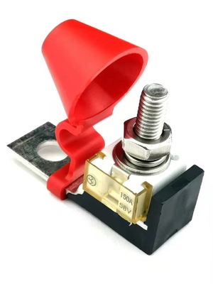 Cầu chì bảo vệ pin vuông bằng gốm 58V 200A cho cần cẩu du thuyền RV Áp dụng