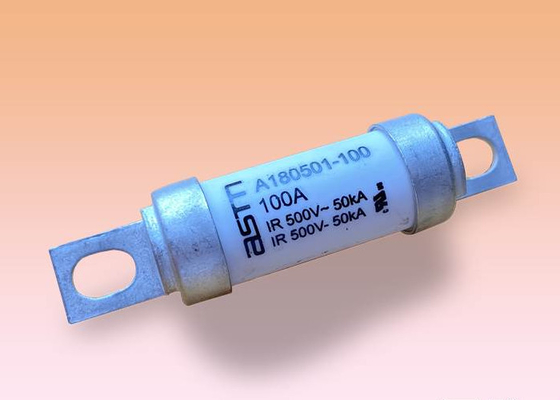 Cầu chì ô tô 100 amp hoạt động nhanh Điện áp 500v Ac Màu trắng cho thiết bị điện tử