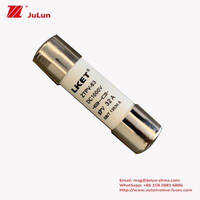 20g Photovoltaic Fuse Mặt trời với các yếu tố đồng để tăng cường an toàn 30A 1000VDC