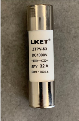 63A 1000VDC Fuse PV mặt trời F - 14x51mm Phạm vi nhiệt độ -50-105°C